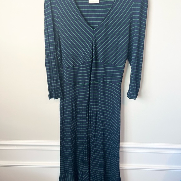Anthropologie Maeve Flores striped midi dress size XL / nwot - Picture 5 of 14